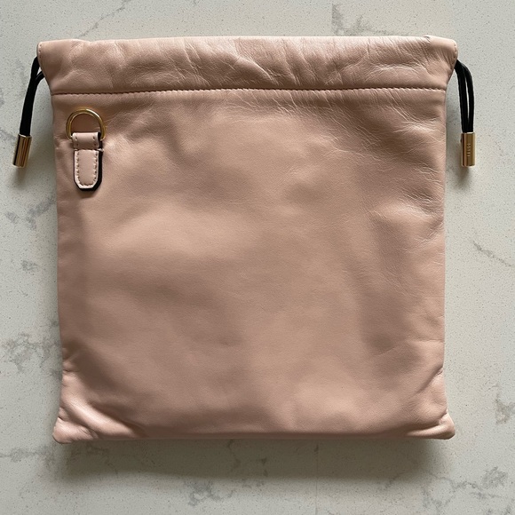 Authentic Fendi Sacchetto bag, light pink drawstring bag, like new (used once) - Picture 6 of 10